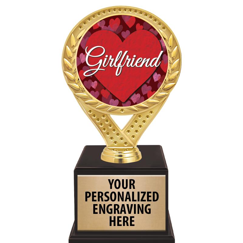 9 1/2" FAMOUS TROPHY WOOD BASE