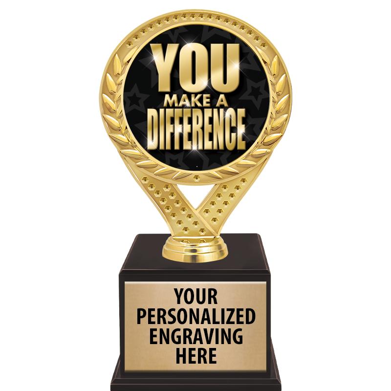 9 1/2" FAMOUS TROPHY WOOD BASE