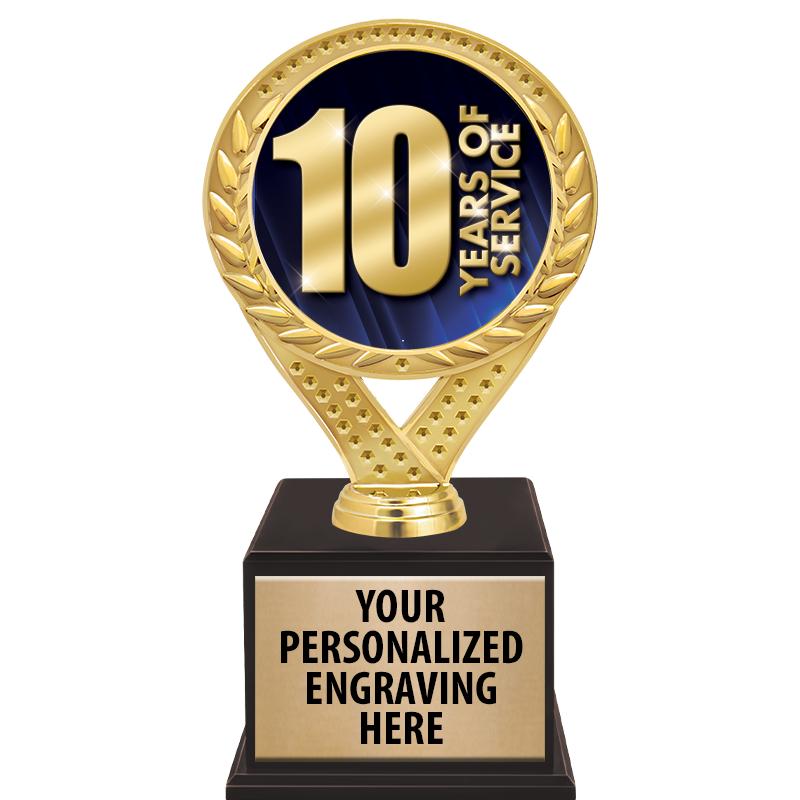 9 1/2" FAMOUS TROPHY WOOD BASE