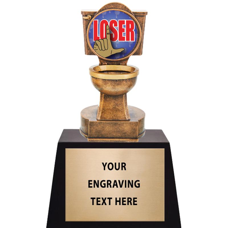 9"FOR THE LOSER STUD TROPHY