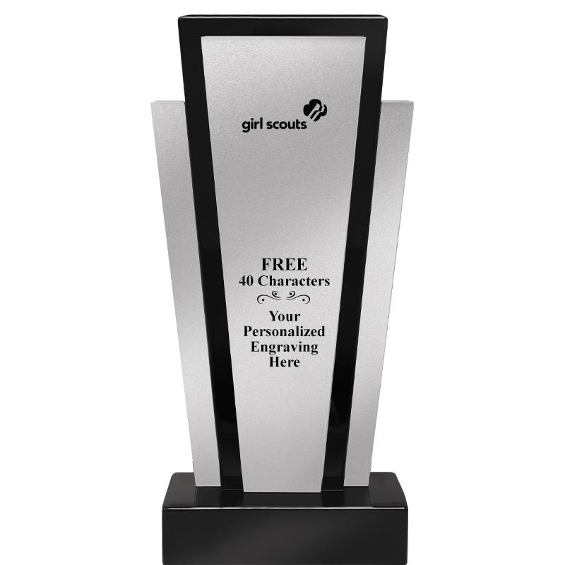 12.625" GRAPHITE WOOD TROPHY