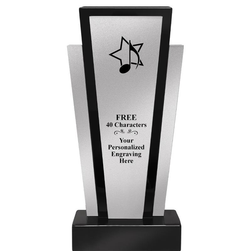 12.625" GRAPHITE WOOD TROPHY