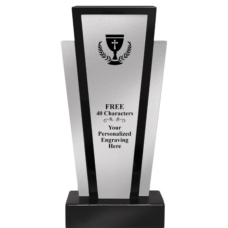 12.625" GRAPHITE WOOD TROPHY