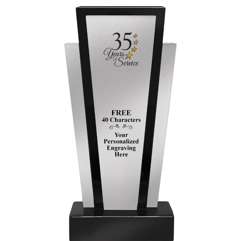 12.625" GRAPHITE WOOD TROPHY