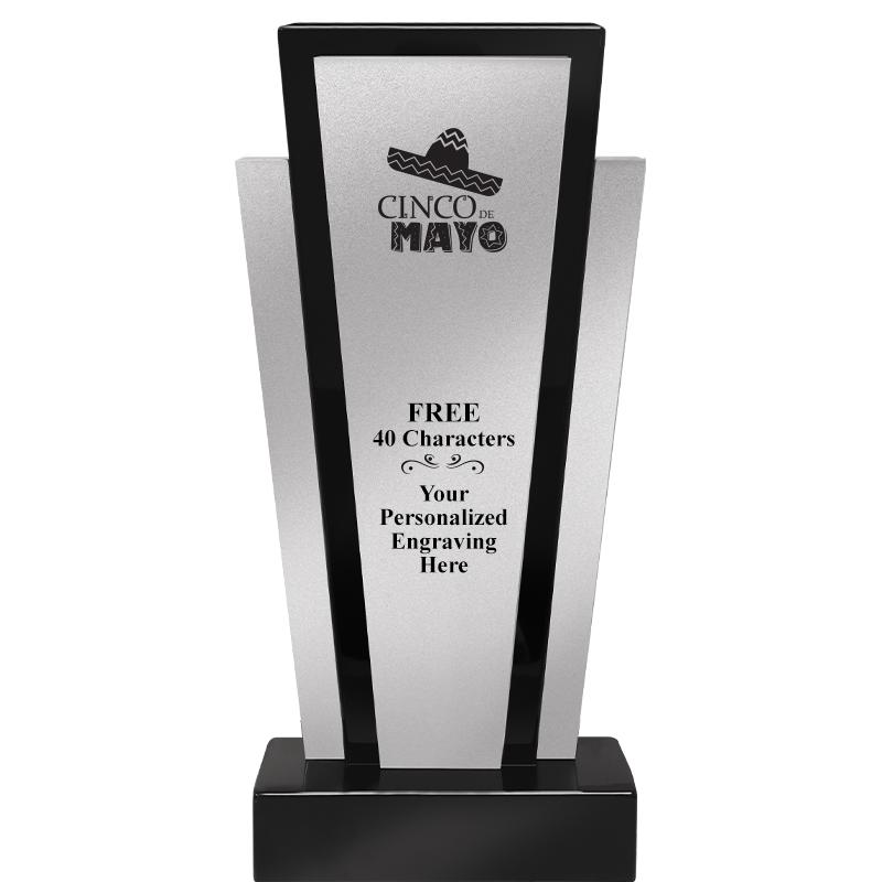 12.625" GRAPHITE WOOD TROPHY