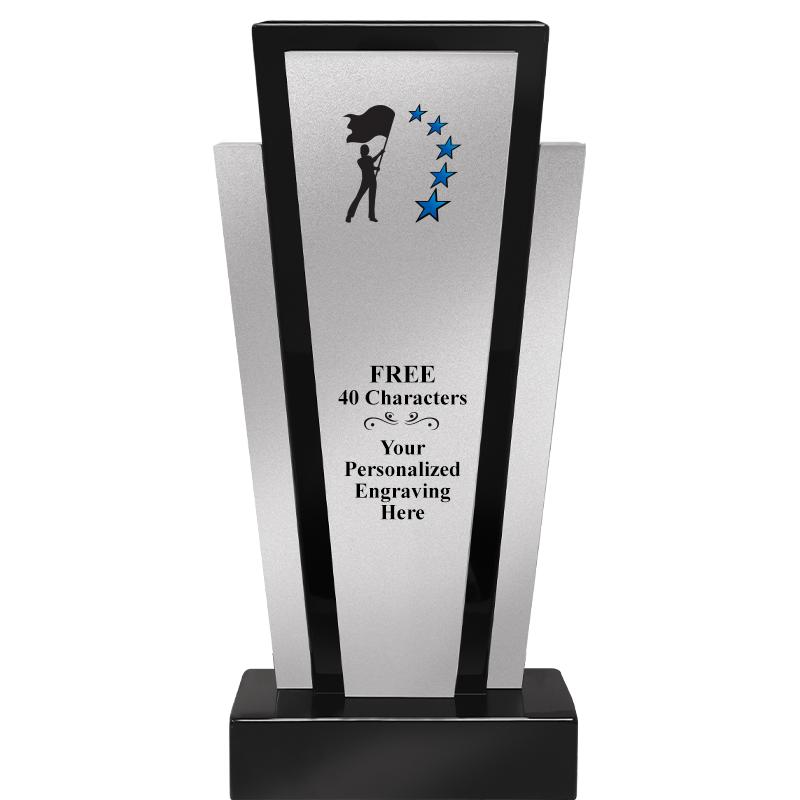 12.625" GRAPHITE WOOD TROPHY