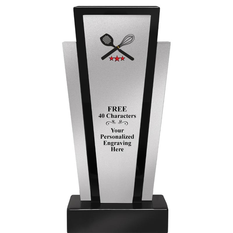 12.625" GRAPHITE WOOD TROPHY