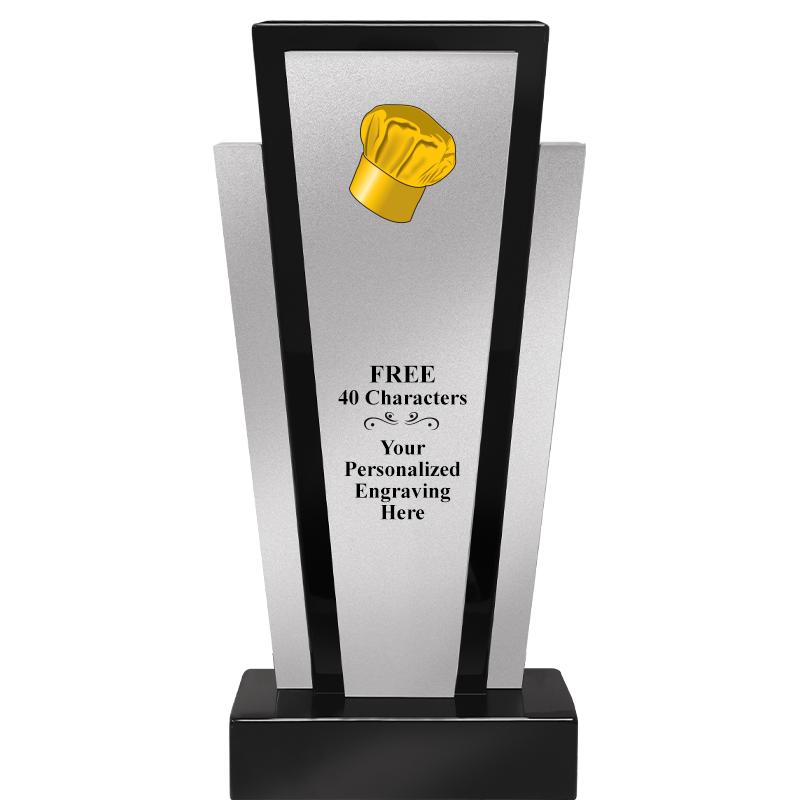 12.625" GRAPHITE WOOD TROPHY