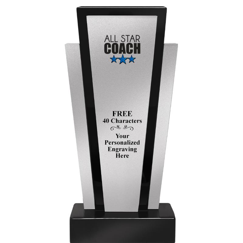 12.625" GRAPHITE WOOD TROPHY