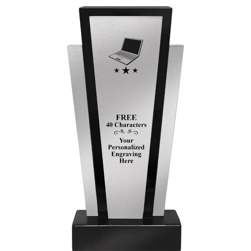 12.625" GRAPHITE WOOD TROPHY