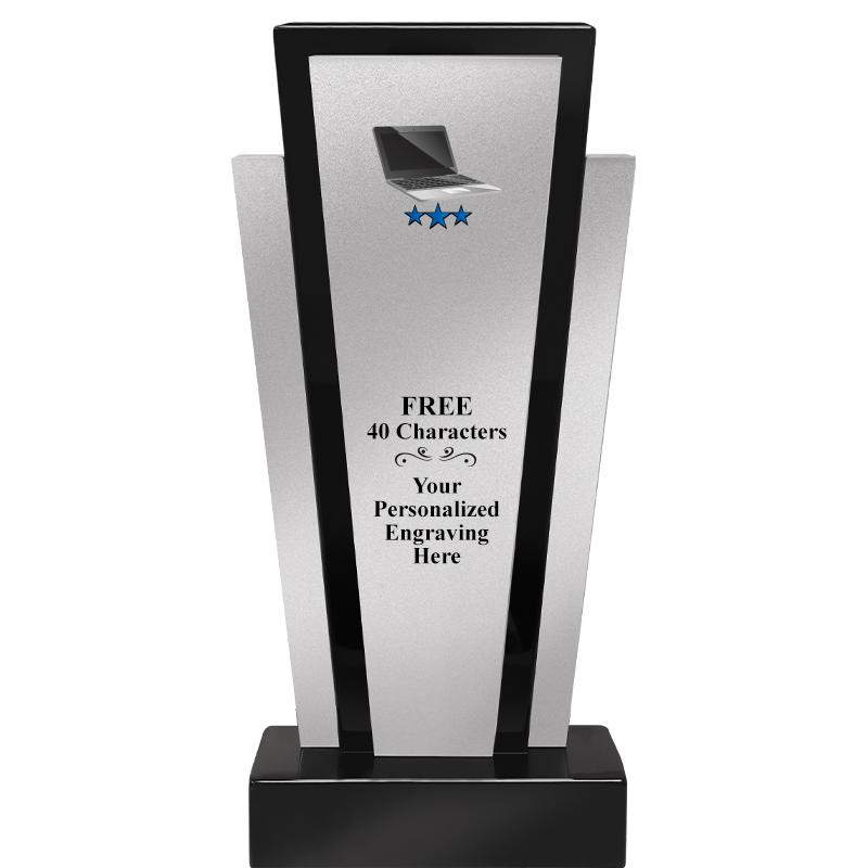 12.625" GRAPHITE WOOD TROPHY