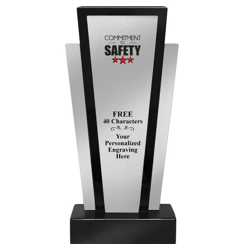 12.625" GRAPHITE WOOD TROPHY