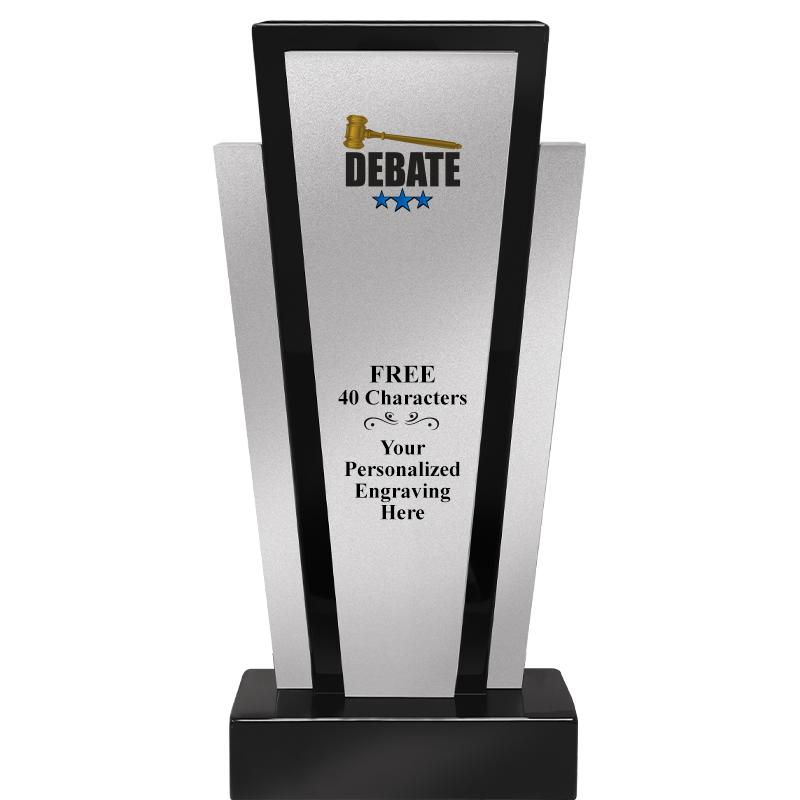 12.625" GRAPHITE WOOD TROPHY