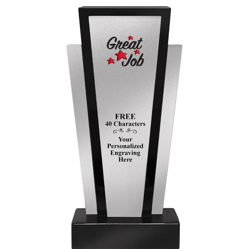 12.625" GRAPHITE WOOD TROPHY