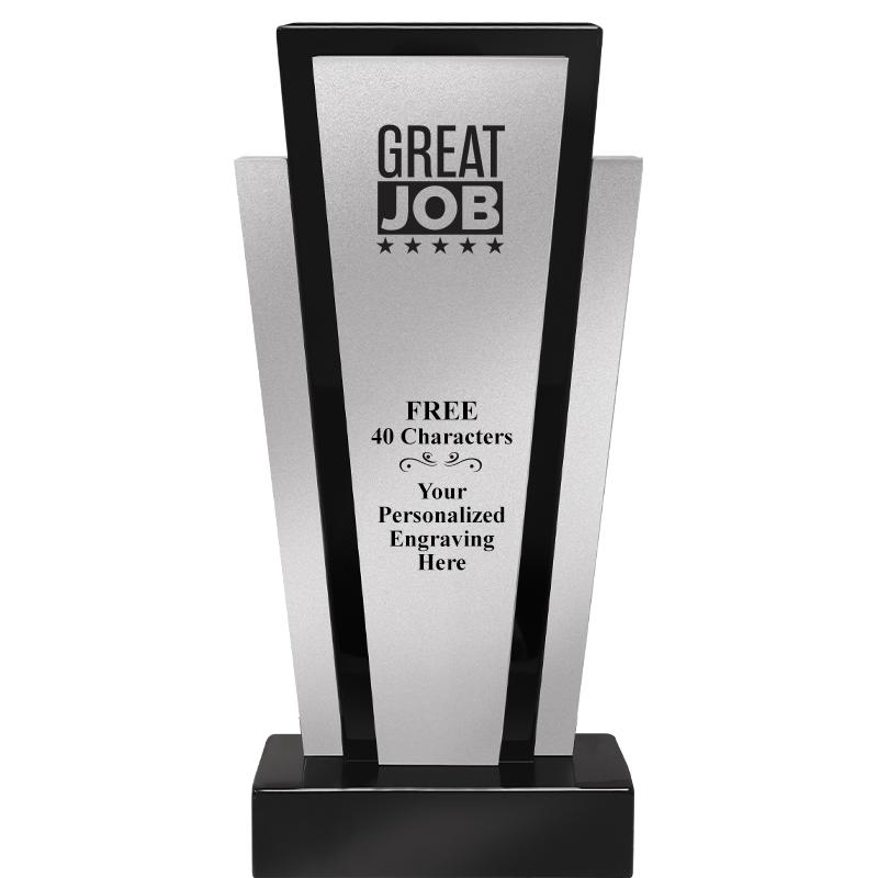 12.625" GRAPHITE WOOD TROPHY