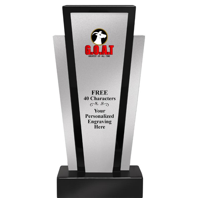 12.625" GRAPHITE WOOD TROPHY