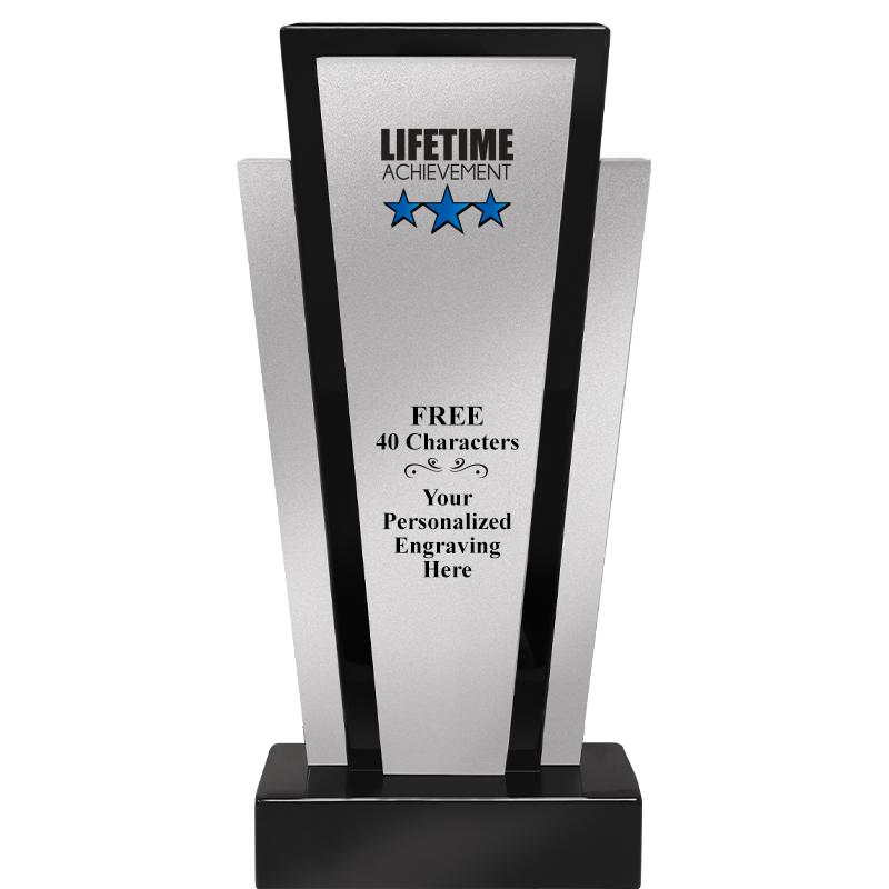 12.625" GRAPHITE WOOD TROPHY