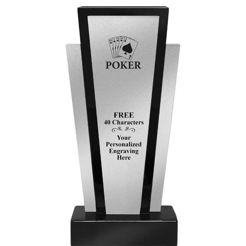 12.625" GRAPHITE WOOD TROPHY