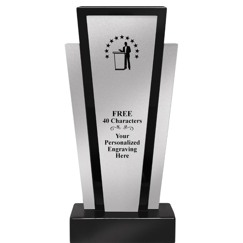 12.625" GRAPHITE WOOD TROPHY