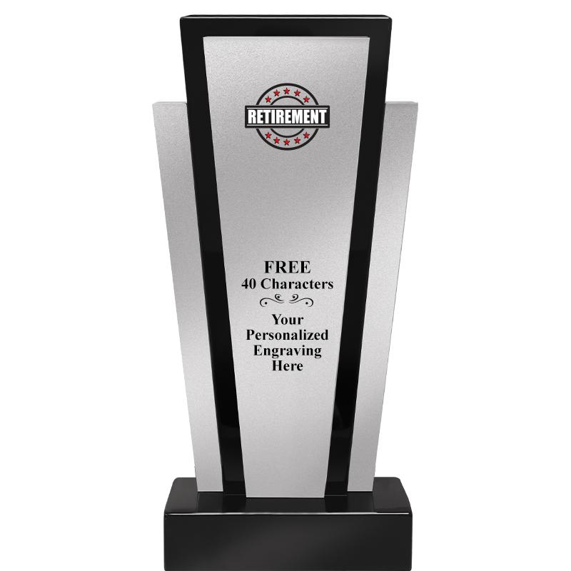 12.625" GRAPHITE WOOD TROPHY