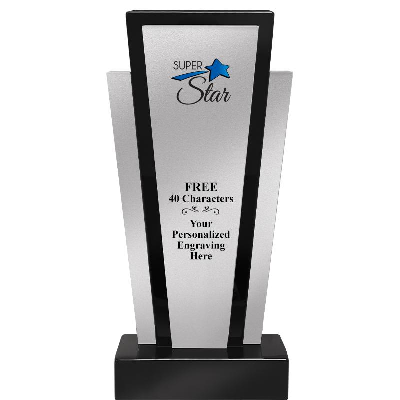 12.625" GRAPHITE WOOD TROPHY