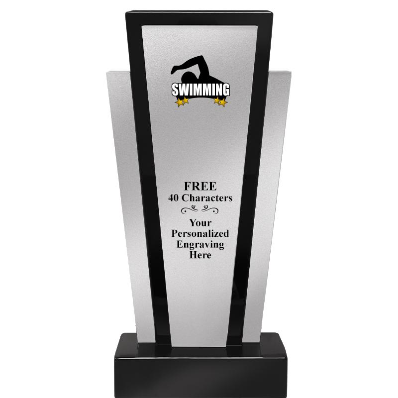 12.625" GRAPHITE WOOD TROPHY