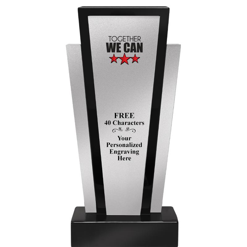 12.625" GRAPHITE WOOD TROPHY