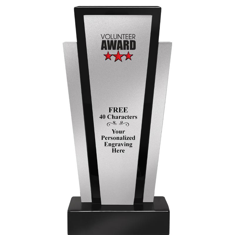 12.625" GRAPHITE WOOD TROPHY