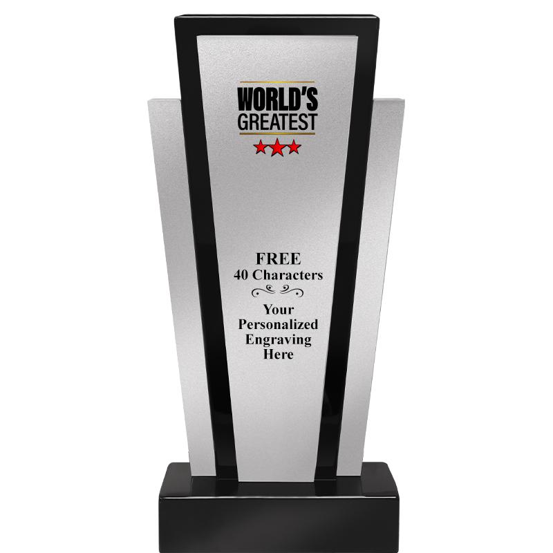 12.625" GRAPHITE WOOD TROPHY