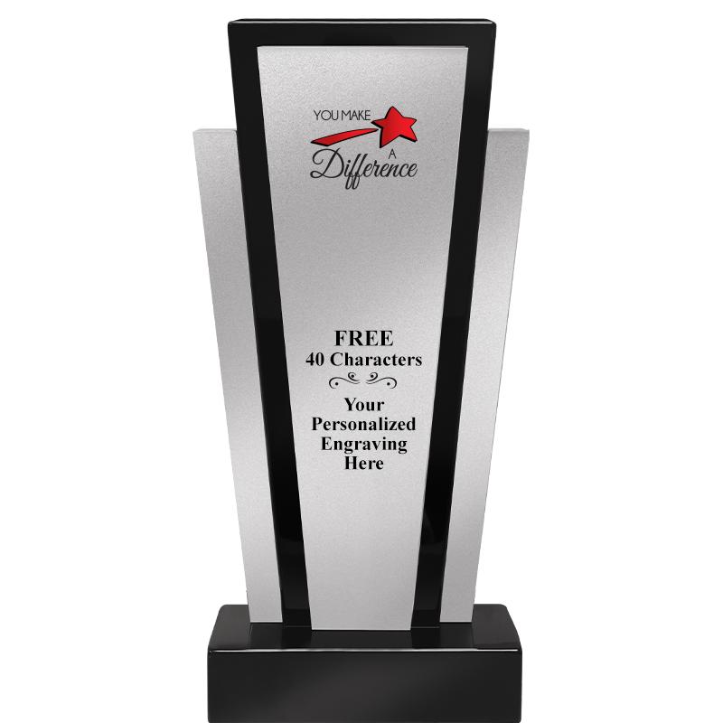 12.625" GRAPHITE WOOD TROPHY