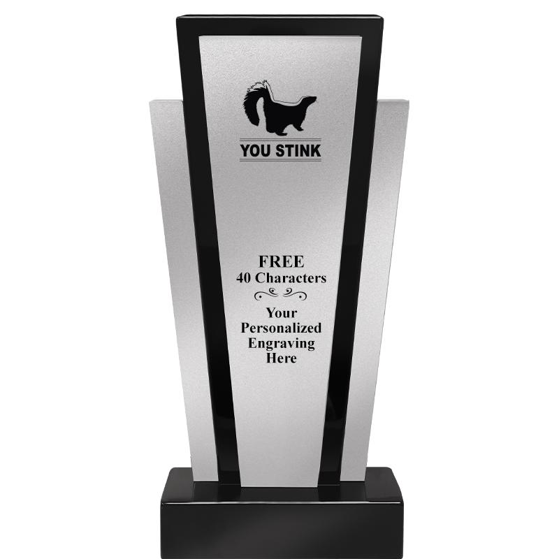 12.625" GRAPHITE WOOD TROPHY