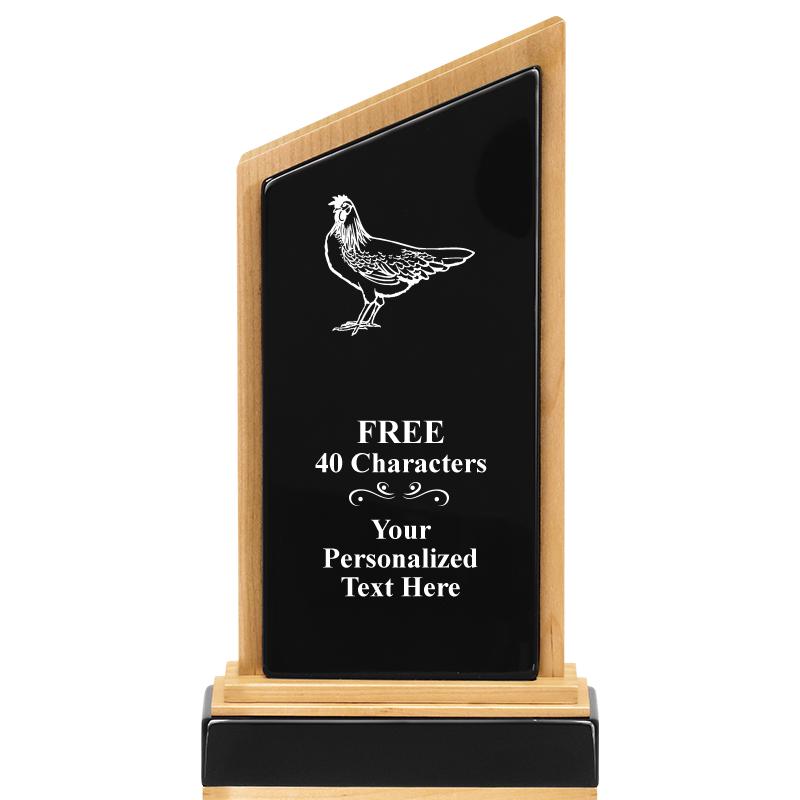 10" BIRCH WOOD TROPHY