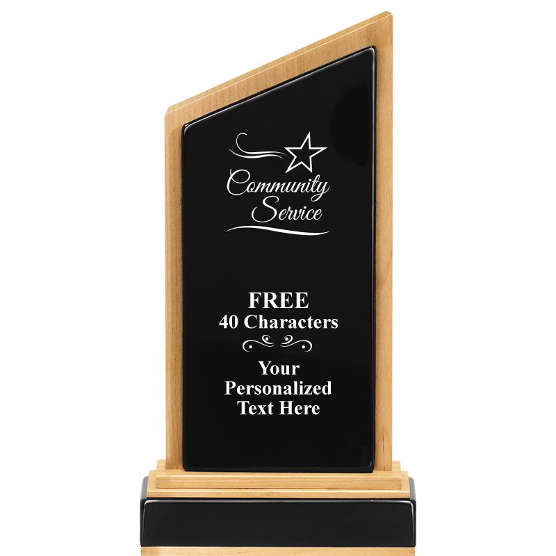 10" BIRCH WOOD TROPHY