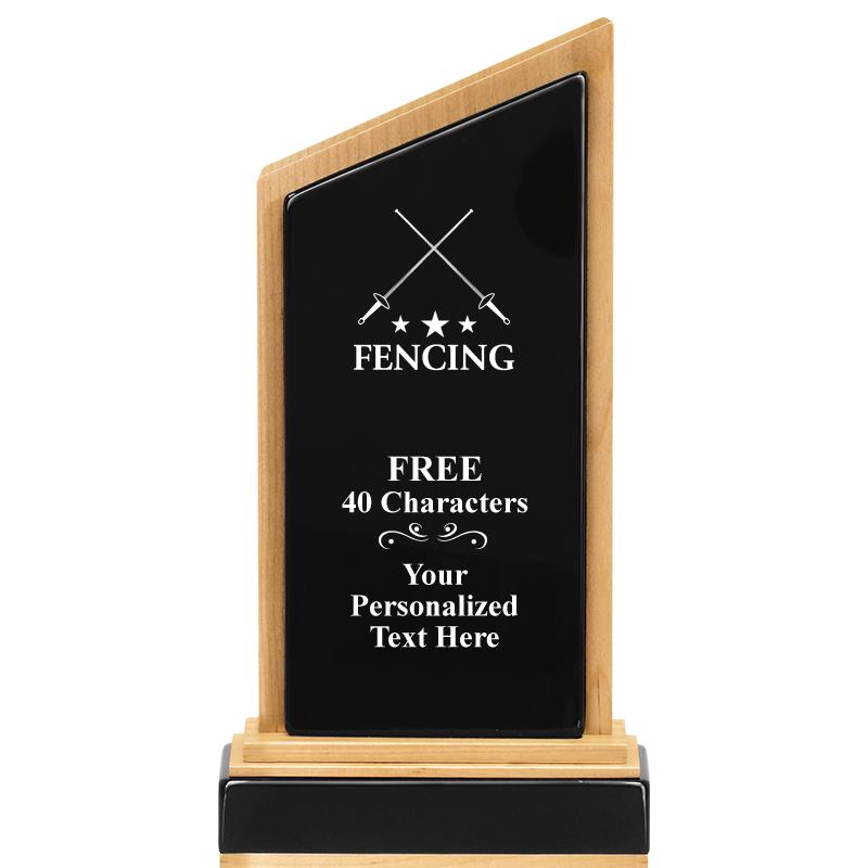 10" BIRCH WOOD TROPHY