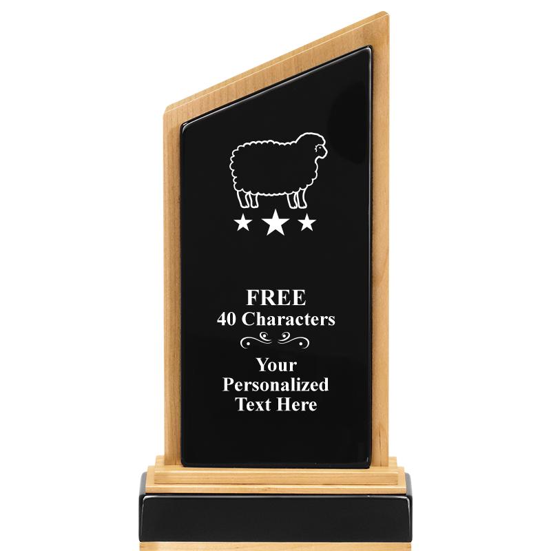 10" BIRCH WOOD TROPHY