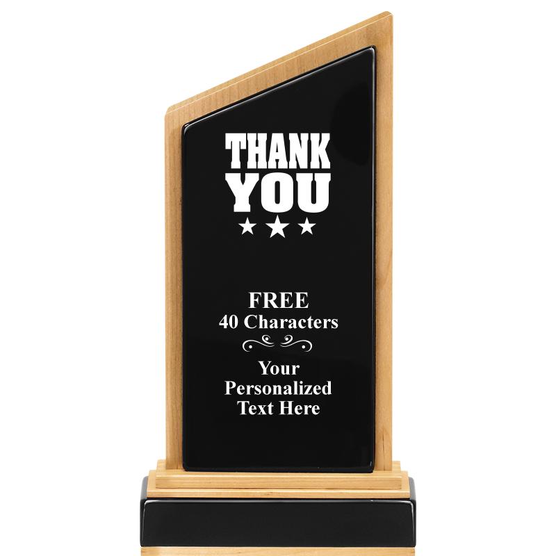 10" BIRCH WOOD TROPHY