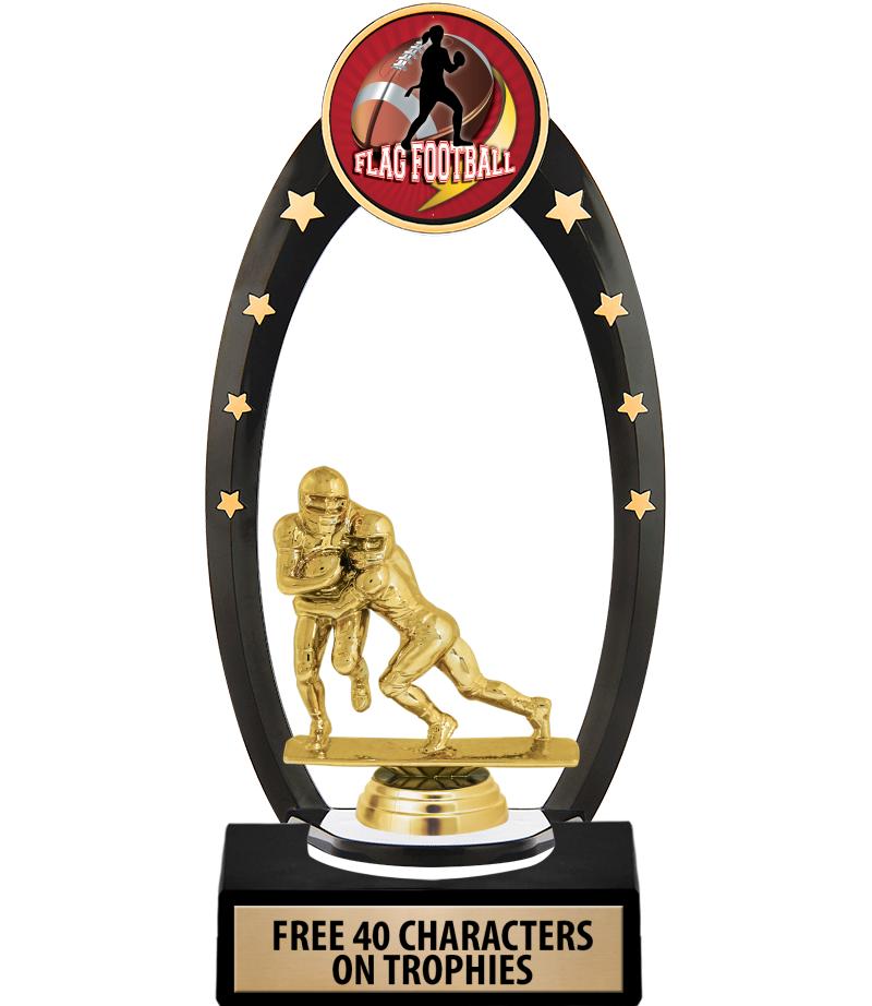 : Crown Awards 10 Blitz Metal Football Trophy, Fantasy Football  Trophy Engraved Prime : Sports & Outdoors