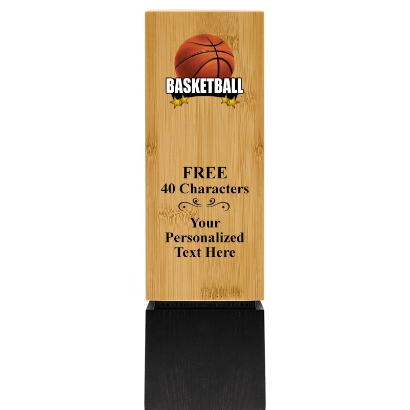 9.5" SUSTAINABLE WOOD TROPHY