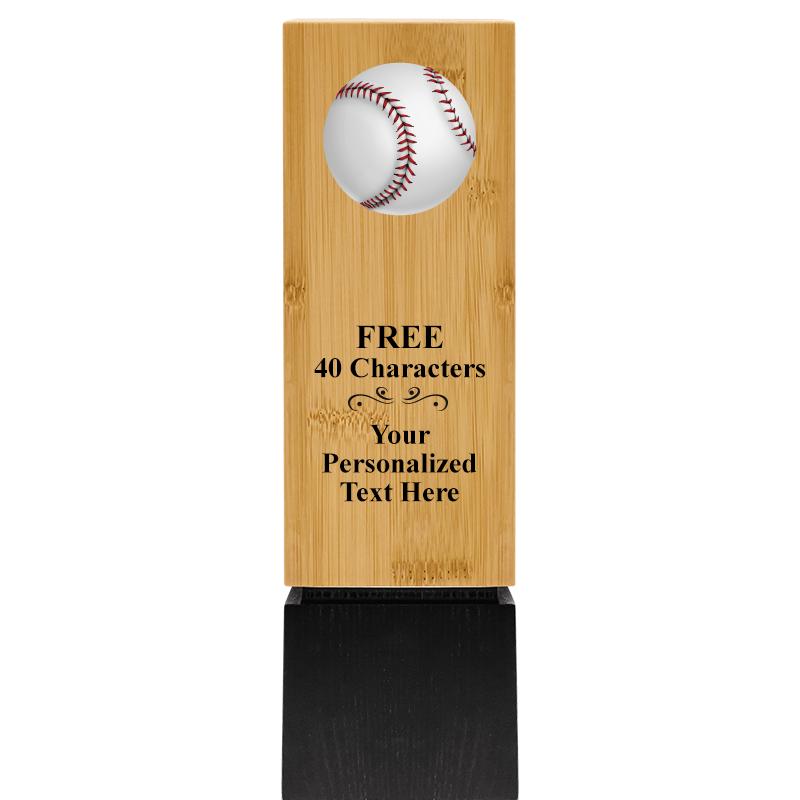 9.5" SUSTAINABLE WOOD TROPHY