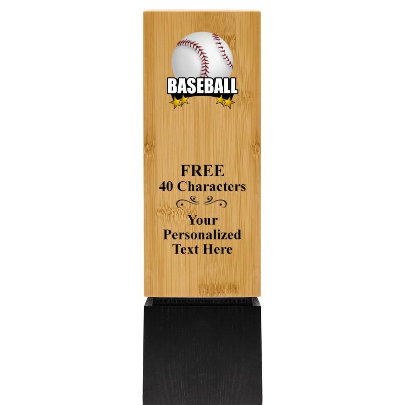 9.5" SUSTAINABLE WOOD TROPHY