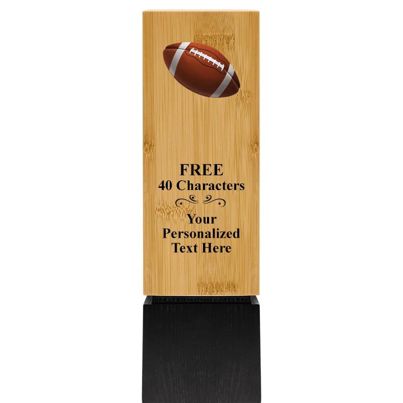 9.5" SUSTAINABLE WOOD TROPHY