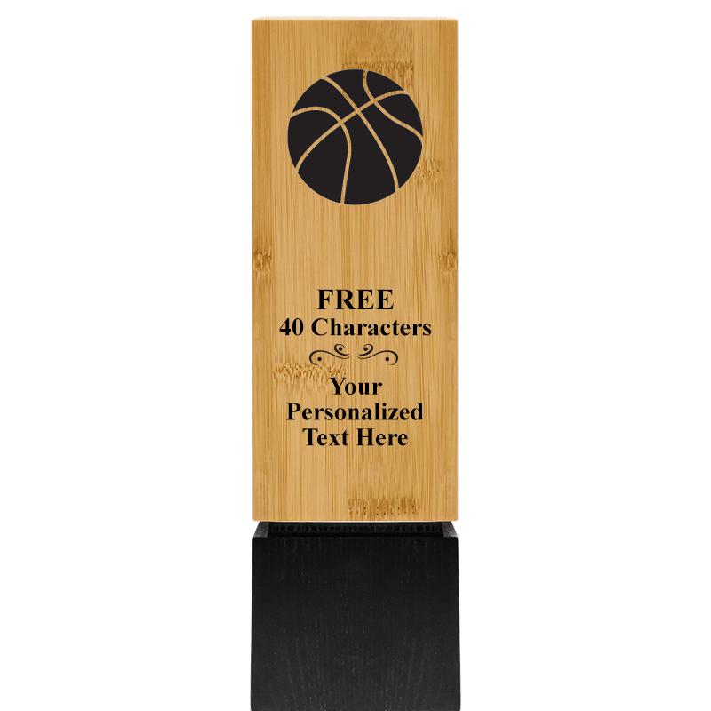 9.5" SUSTAINABLE WOOD TROPHY