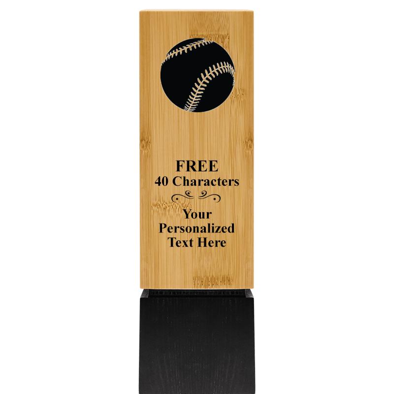 9.5" SUSTAINABLE WOOD TROPHY