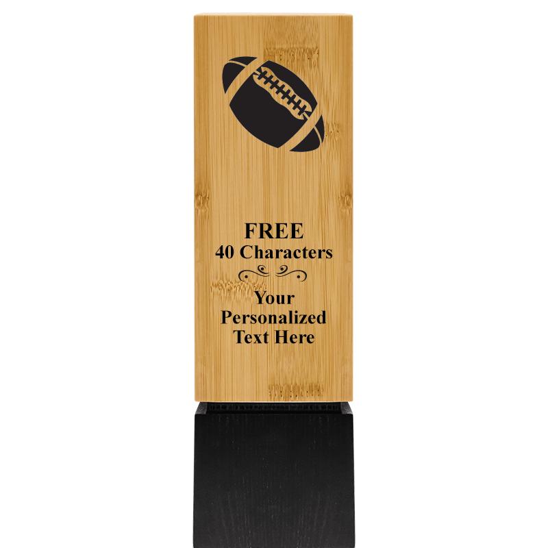 9.5" SUSTAINABLE WOOD TROPHY