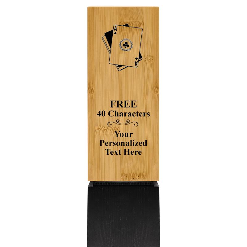 9.5" SUSTAINABLE WOOD TROPHY