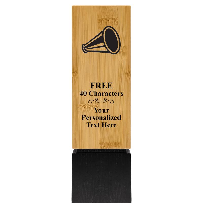 9.5" SUSTAINABLE WOOD TROPHY