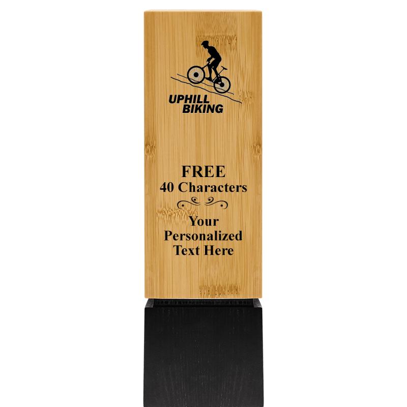 9.5" SUSTAINABLE WOOD TROPHY