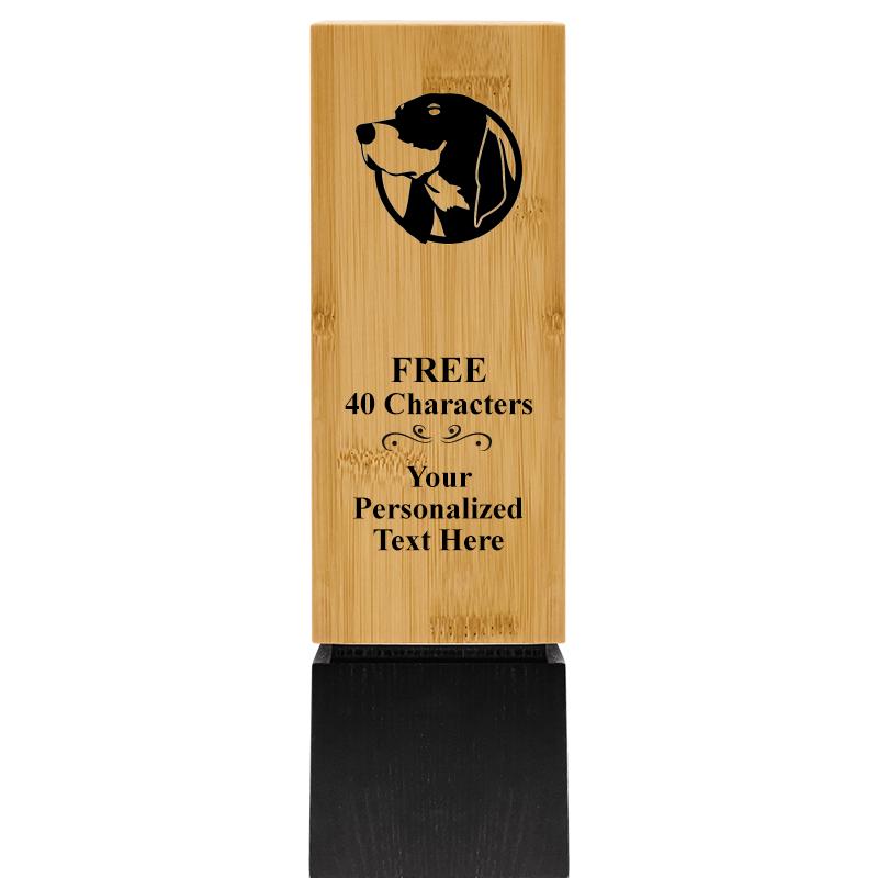9.5" SUSTAINABLE WOOD TROPHY
