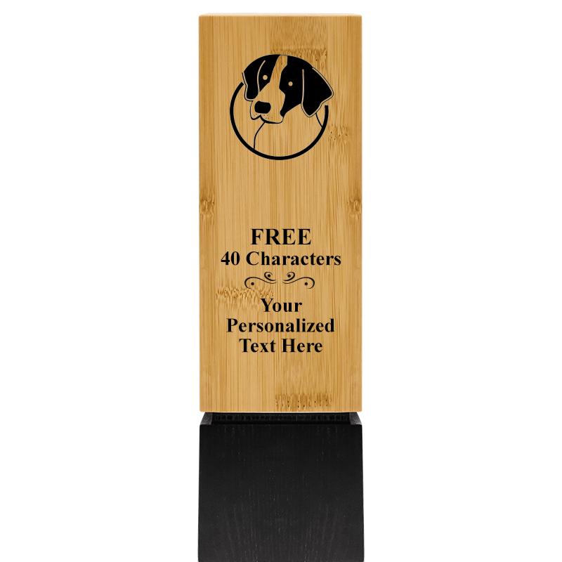 9.5" SUSTAINABLE WOOD TROPHY