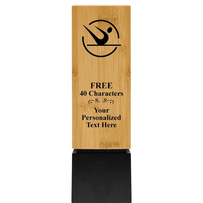 9.5" SUSTAINABLE WOOD TROPHY